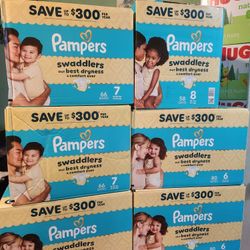 Pampers Swaddlers/$42 Each (Cada Caja)
