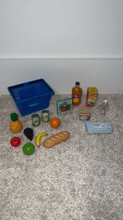 18” Doll Accessories -  Walmart Basket and Food