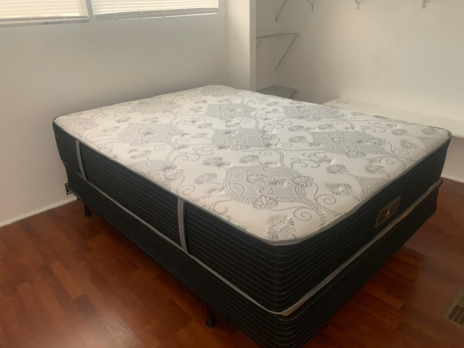 New Queen Mattress And Box Spring 2pc Bed Frame Is Not Included