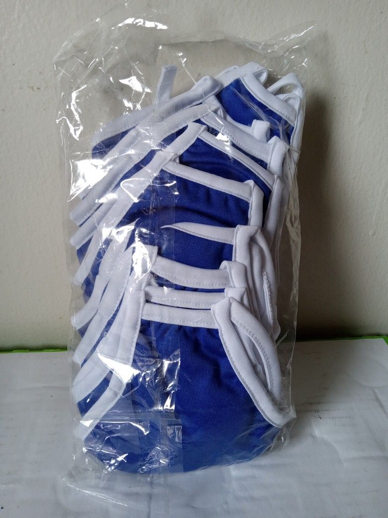 Medical face mask. Anti microbial treated polyester. Material