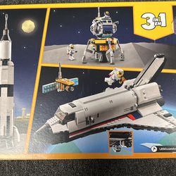 LEGO Creator 3in1 Space Shuttle Adventure 31117 Building Kit; Cool Toys for  Kids Who Love Rockets and Creative Fun; New 2021 (486 Pieces)