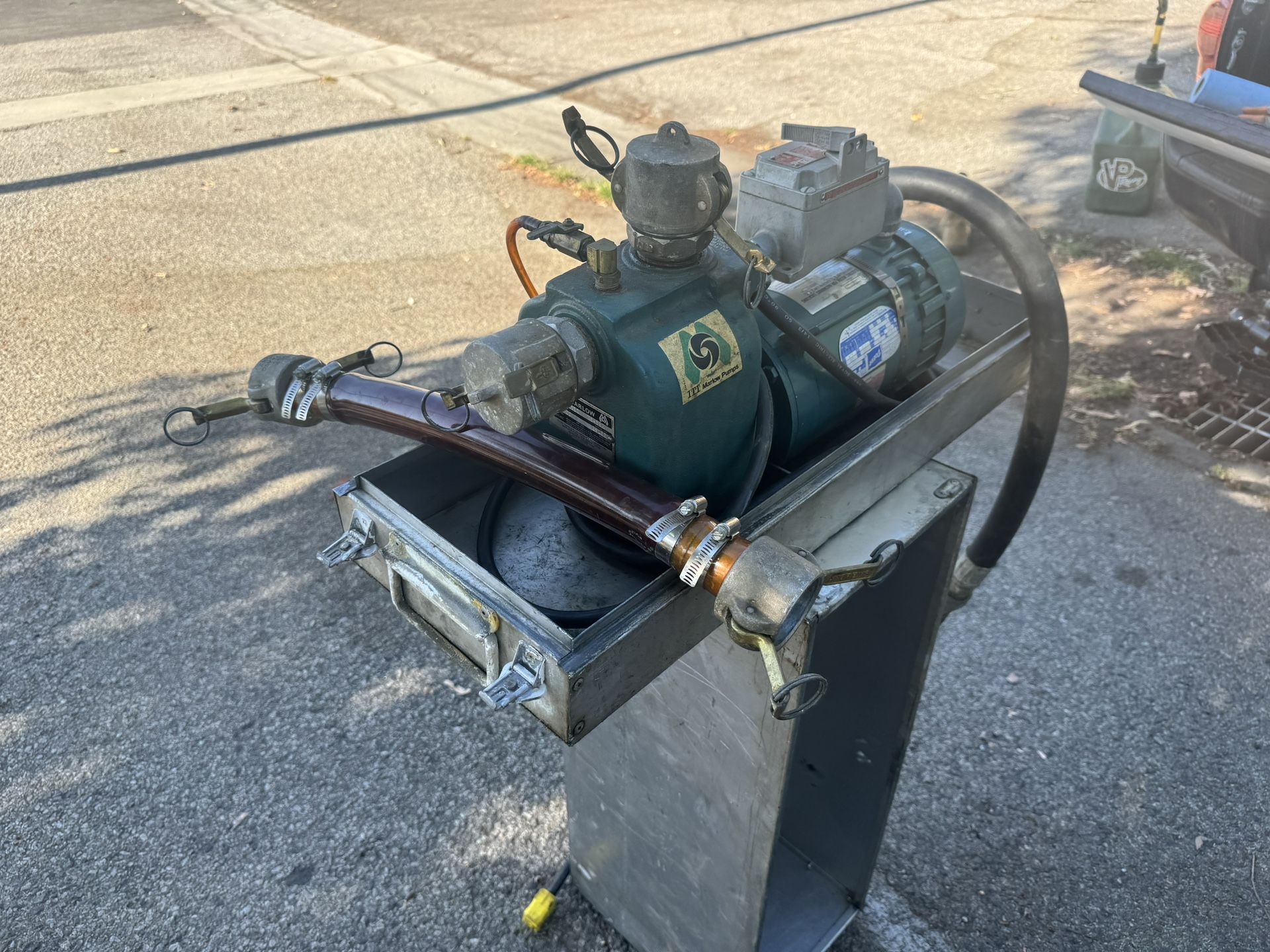 ITT Marlow Gas Or Diesel Pump (Model:1/2H15EC ) with Doerr 3/4HP Motor