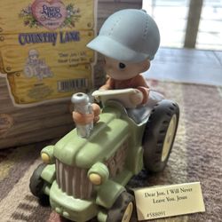 Precious Moments Porcelain Figurine- Dear Jon, I Will Never Leave You