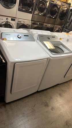 Washer and dryer set gas dryer