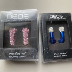 2 Sets DEOS iPhones And iPod Earphones Covers