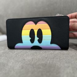 Loungefly Disney Mickey Mouse Pastel Rainbow Wallet