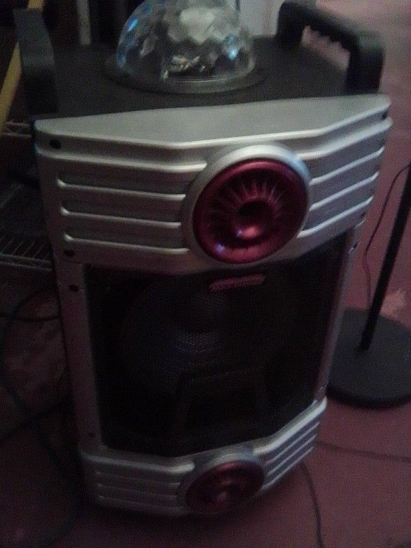 Used Bluetooth Party Speaker W/LED Lights