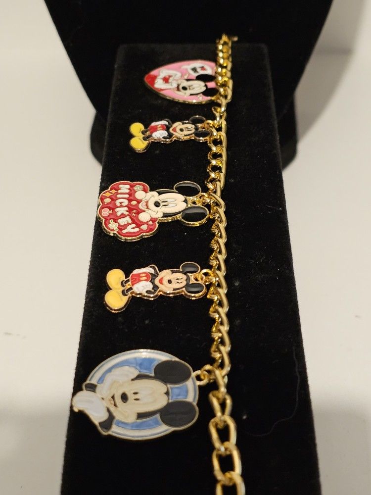 New Mickey Mouse Charm Bracelet