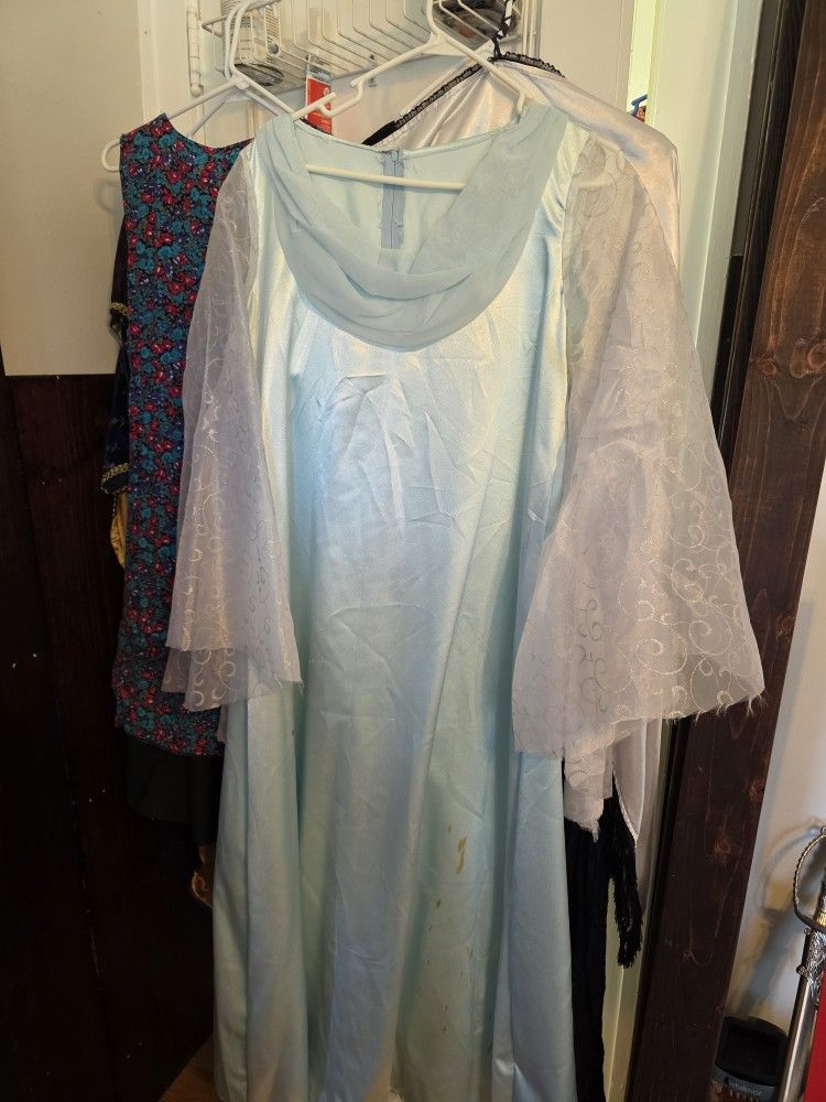 FREE Children's Costume - Light Blue "Elf" Dress