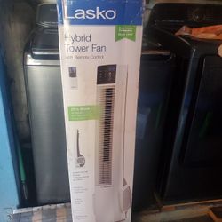 Hybrid Tower Fan With Remote Control New Open Box $65