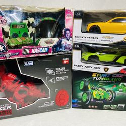 New Toy Vehicle Lot Remote Control Car Glowing Tumbling Car Electronic TRex