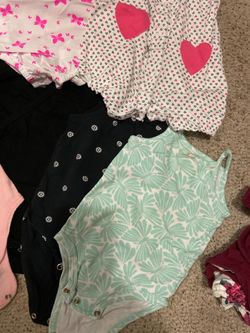 9 onesies! Baby girl 6M