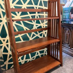 Antique Fold Up Book Shelf