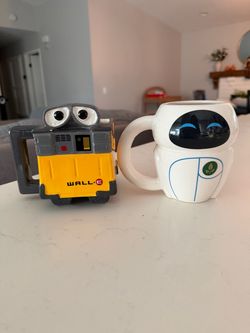 Disney Pixar WALL-E and EVE Mug Set