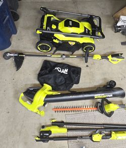 Ryobi lawn tools
