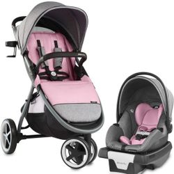 Evenflo Gold SensorSafe Smart Travel System Stroller, Opal