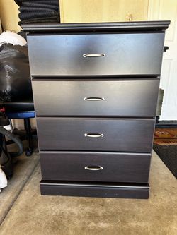 Dark wood dresser