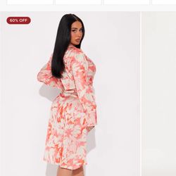 Beautiful Fashion Nova Silk Dress