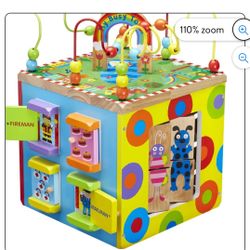 ALEX Discover My Busy Town Wooden Activity Cube. Toy Toys Wholesale 