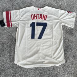 Shohei Ohtani Angels Jersey #17 Cream Jersey ..Size Large & XL