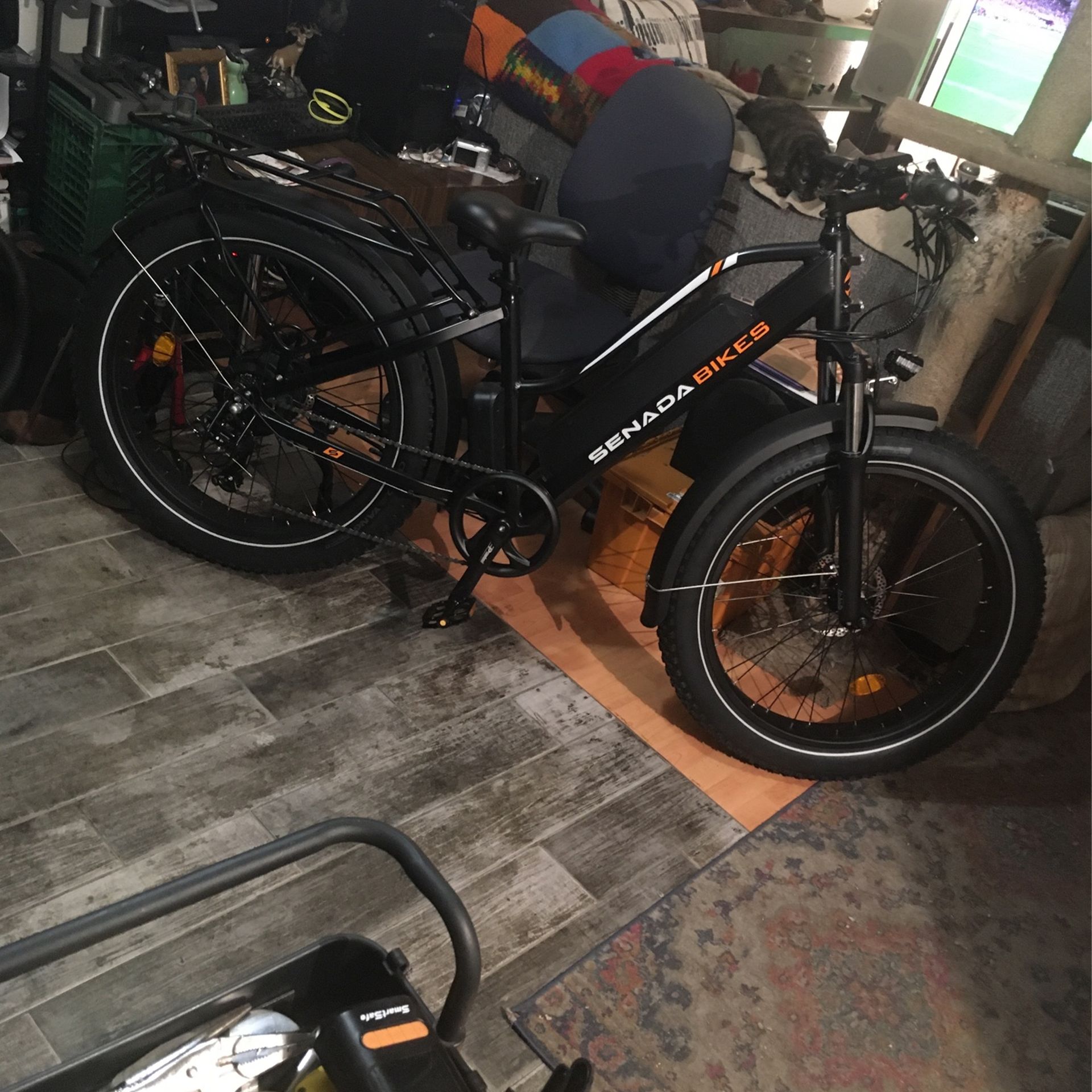 Sale! Senada Herald Plus 30+ Mph And 80 Mile Range W/1000 watt + Best In Class 95 NewtonmtrsTorque, Hybrid Between Reg Top Tube + PS Thru