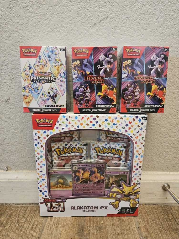 Under Market Pokemon TCG Prismatic Evolutions 151 Destined Rivals