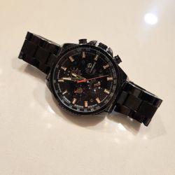 Black Luxury Analog Watch 