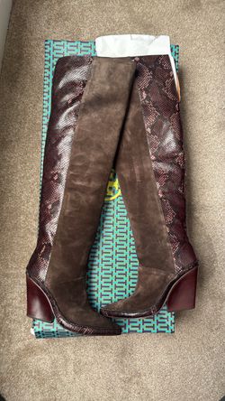 Tory Burch Lila Heeled Over-the-Knee Boot