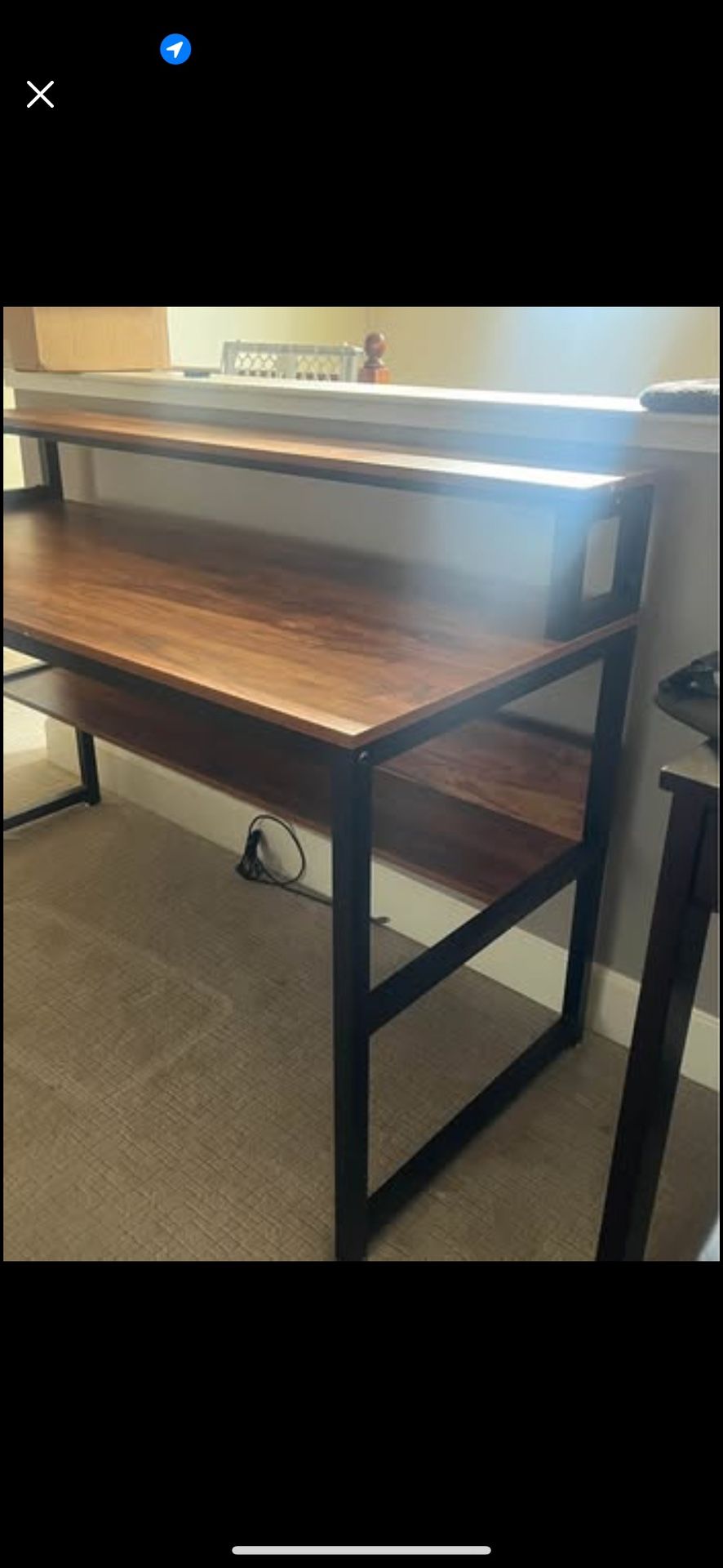 Large computer desk