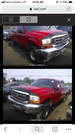 2001 Ford F-250- 4x4 with 5.4 gas engines for parts