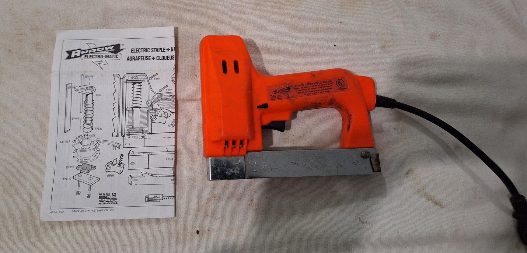 Arrow Electric Stapler