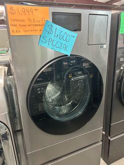 Samsung washer and dryer set