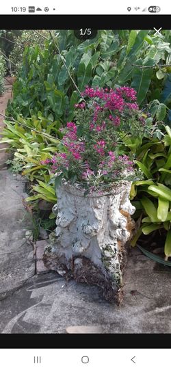 Antique Corinthian Cement Planter
