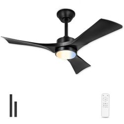42" Coastal Grade Ceiling Fan NEW with Light & Remote Corrosion resistant, damp rated