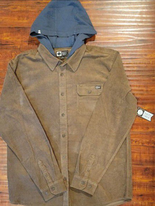Salty Crew Corduroy Shirt Jacket Size L $45