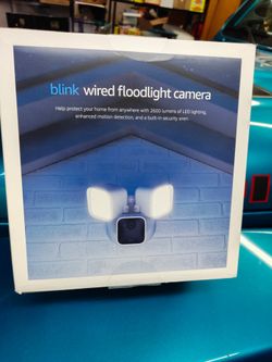 Blink flood light