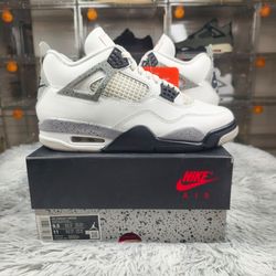 Air Jordan 4 Retro "White Cement" (2025). 🔥🤍