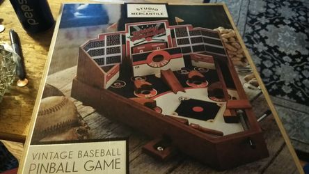 Vintage Baseball Pinball Game by Studio Mercantile