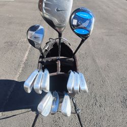 Golf Clubs! Men's Complete Set! Nike & Cobra!