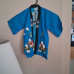 Size Small  Young Childs Kimono This Item Is Around 47 Yrs Old And Is In Good Condition.