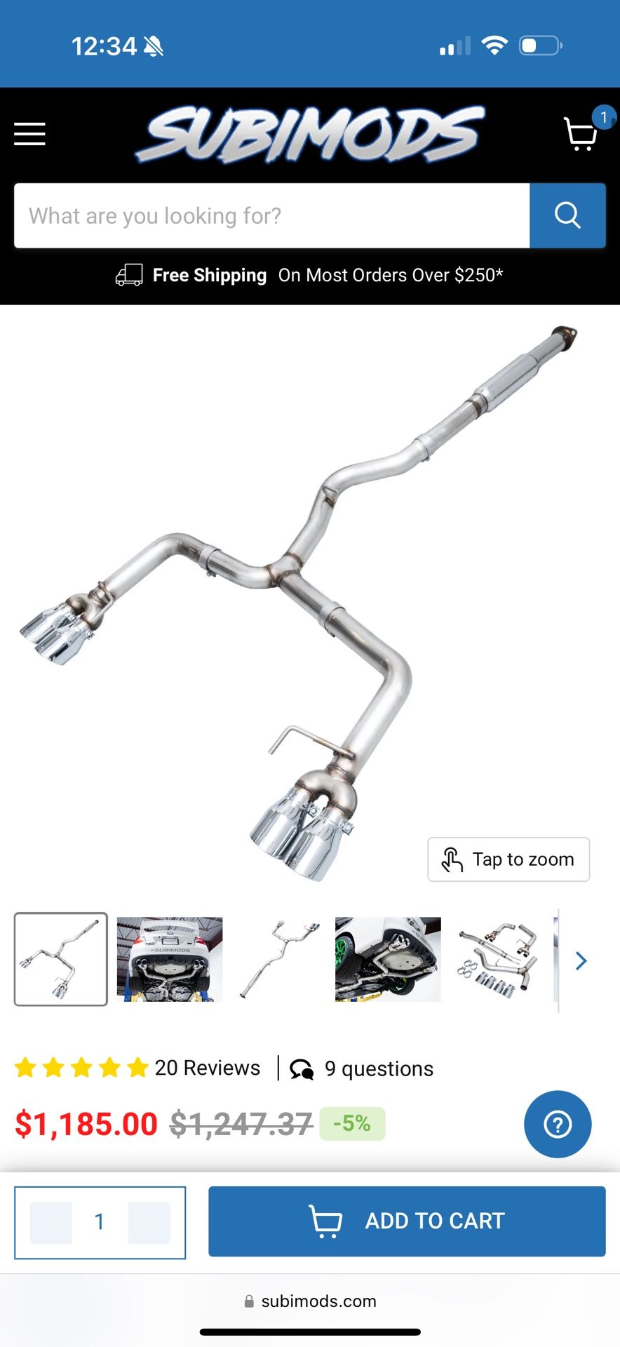 Awe Track Exhaust 2015+wrx/sti