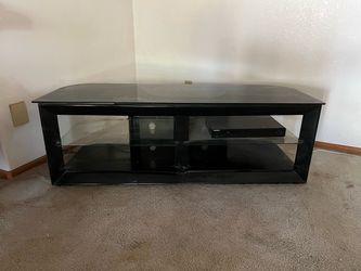 Metal & Glass TV Stand