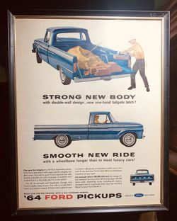 Ad From Magazine  ‘64 Ford Pickup