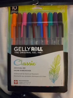 Sakura® Gelly Roll® Medium 10 Color Gel Pen Set