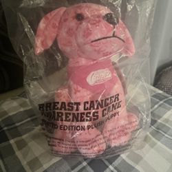 LIMTIED EDITION Canes Breast Cancer Awareness Plushy
