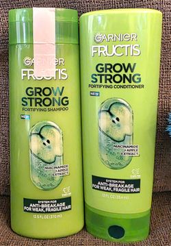 Garnier Fructis Shampoo & Conditioner Pair ~ Grow Strong