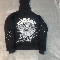 BLACK OG WEB SP5DER HOODIE