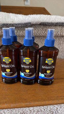 Banana boat tanning spray
