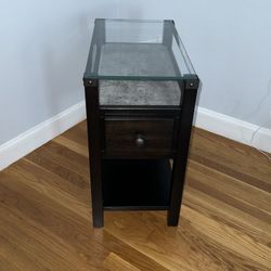 Ashley end table with usb & outlets