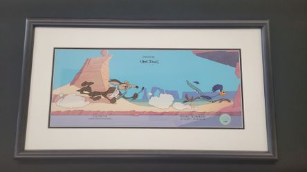 Limited Edition Serigraph Wile coyote/ road runner